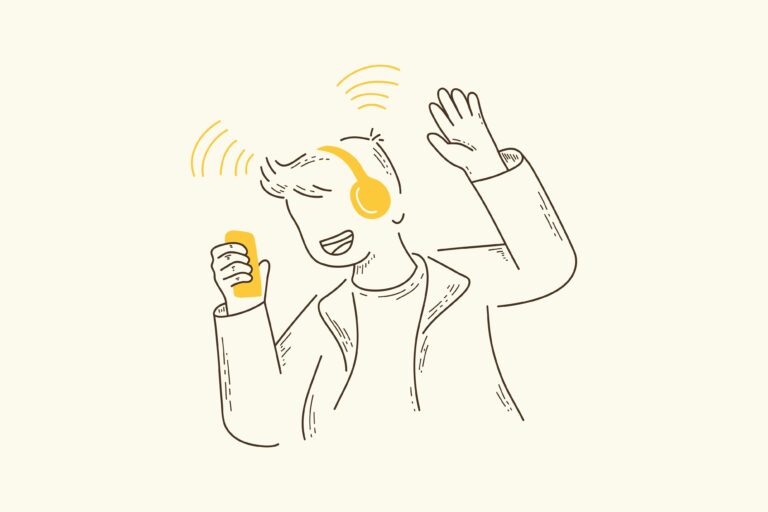 Person celebrating with headphones and raised hands showing positive reception, representing leadership openly receiving and acting on difficult employee survey feedback rather than becoming defensive or dismissive when results reveal uncomfortable organizational truths.